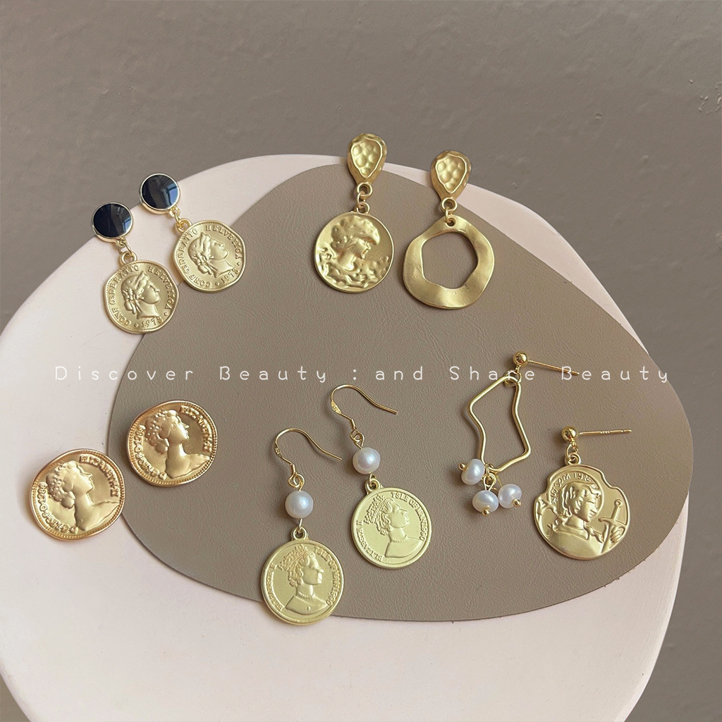 Pearl Stud Earrings - DIY accessories Baroque style freshwater pearl