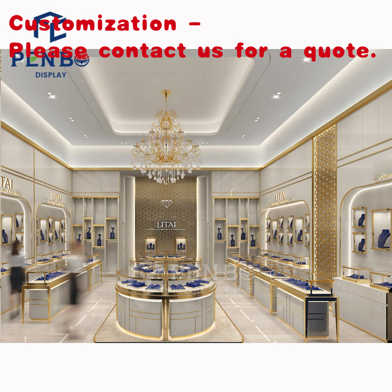Jewelry And Watches Store - custom.Luxury Jewellery Store Display Counter Fine