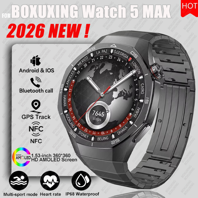 Italian Jewelry Watches - 2026 New BOXUXING Watch 5 MAX