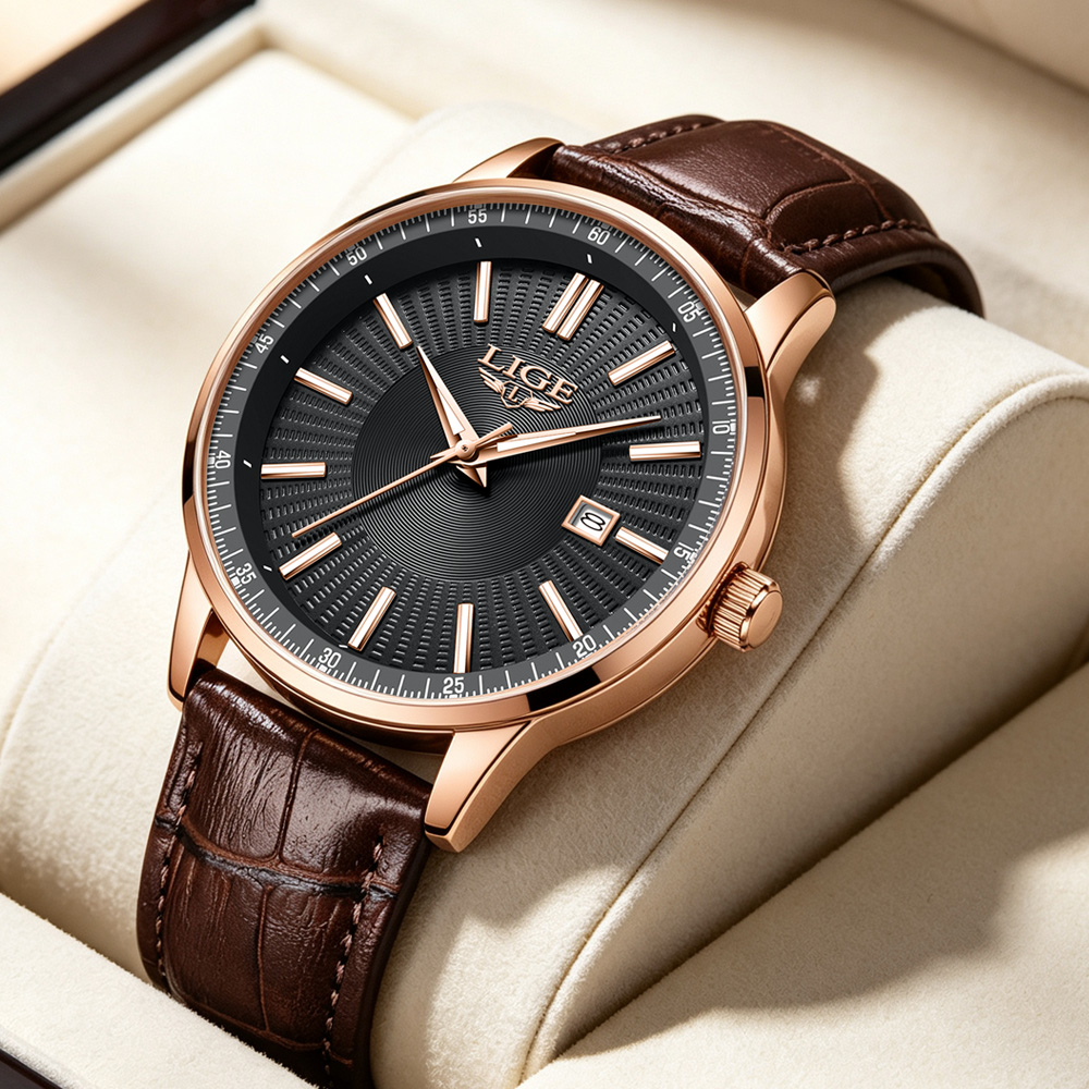 Jewelry Inspired Watches - LIGE Top Brand Luxury Men's Watches