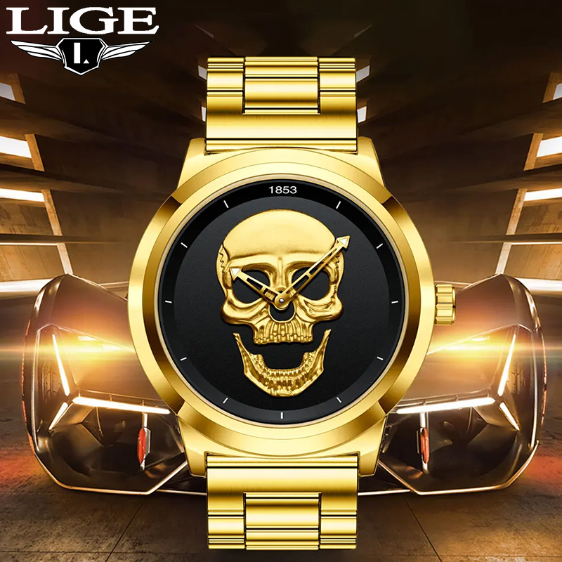 Jewelry Inspired Watches - LIGE Top Luxury Brand Quartz Man