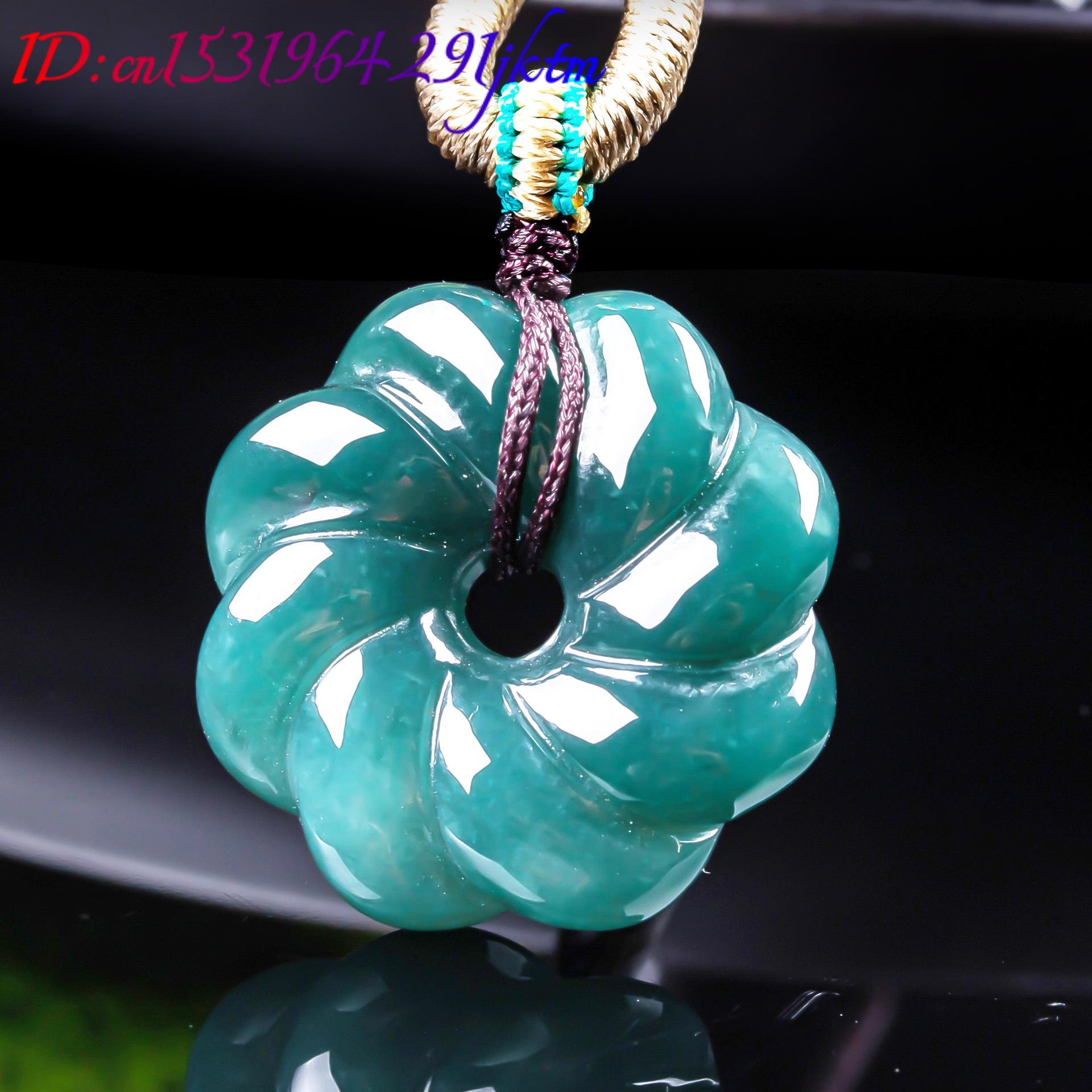 Natural Burmese Jadeite Flower - Jewelry & Watches Sp Zo O 评论和价格