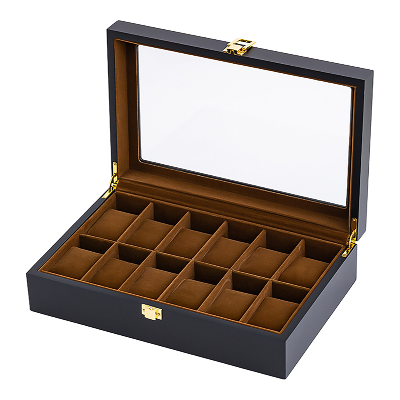 6/10/12 Grids Luxury Handmade  - Jewelry Box That Holds Watches 评论和价格