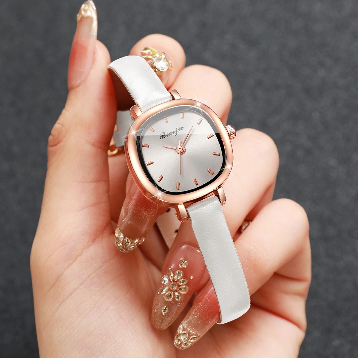5PCS Fashion Square Women Quar - Fine Jewelry Watches Women 评论和价格