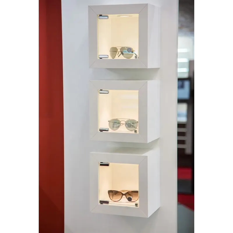 Custom White Wall Mounted LED  - Jewelry And Watches Store 评论和价格