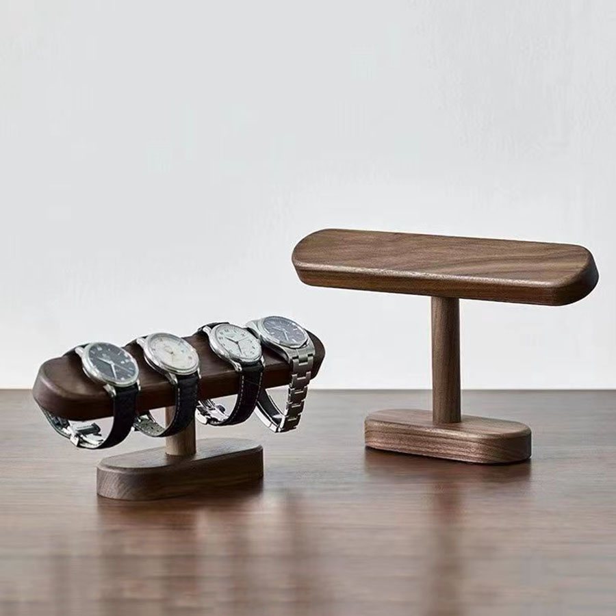 Creative Solid Walnut Wood Jew - Jewelry And Watches Store 评论和价格