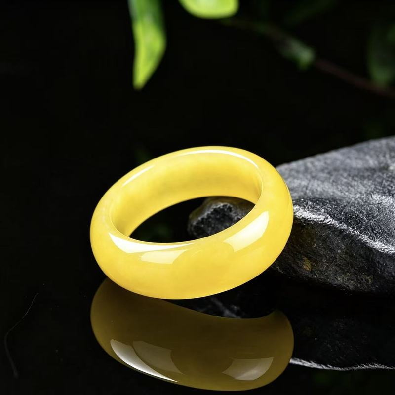 Genuine A-grade jadeite ring w - Jewelry & Watches Sp Zo O 评论和价格