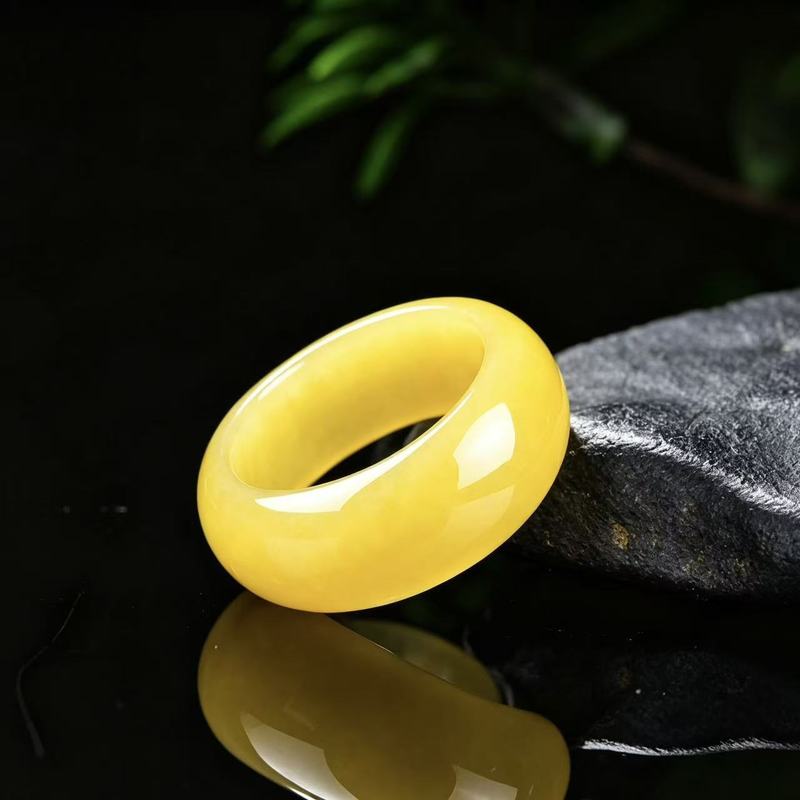 Genuine A-grade jadeite ring w - Jewelry & Watches Sp Zo O 评论和价格