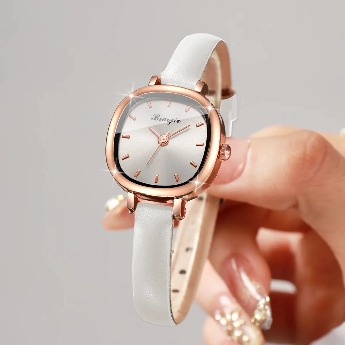5PCS Fashion Square Dial Women - Fine Jewelry Watches Women 评论和价格