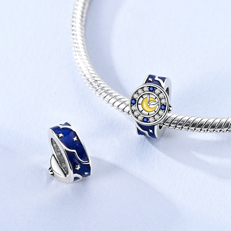 925 Sterling Silver Star Moon  - Fine Jewelry Watches Women 评论和价格