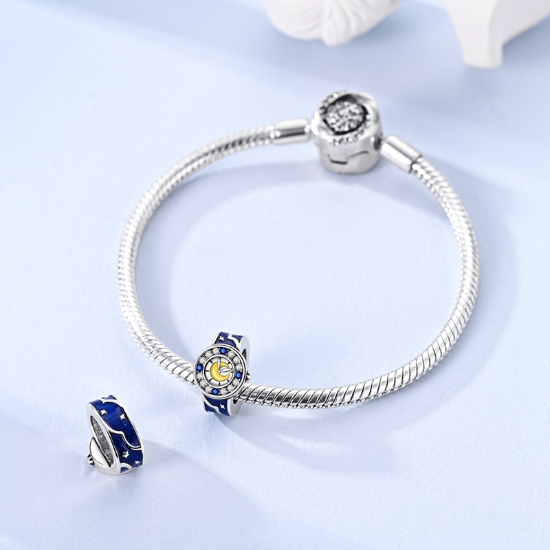 925 Sterling Silver Star Moon  - Fine Jewelry Watches Women 评论和价格