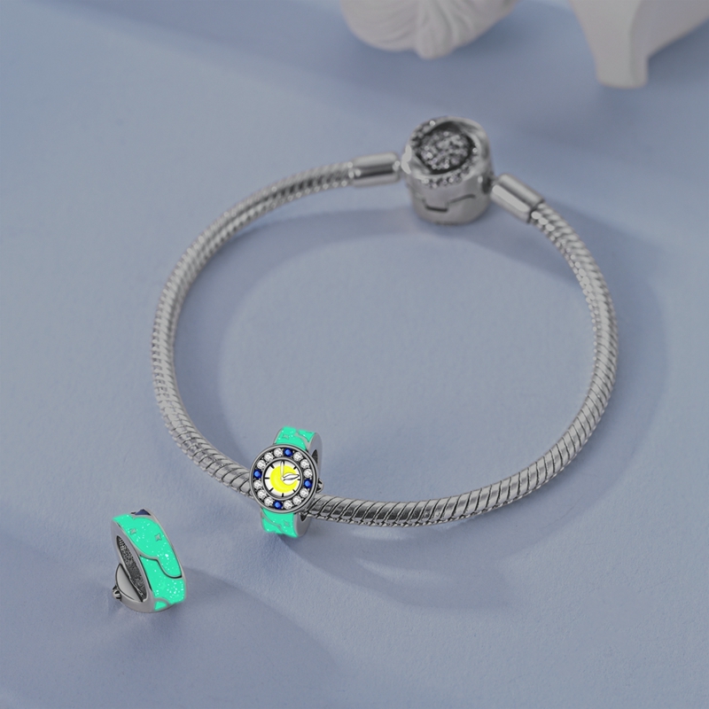 925 Sterling Silver Star Moon  - Fine Jewelry Watches Women 评论和价格