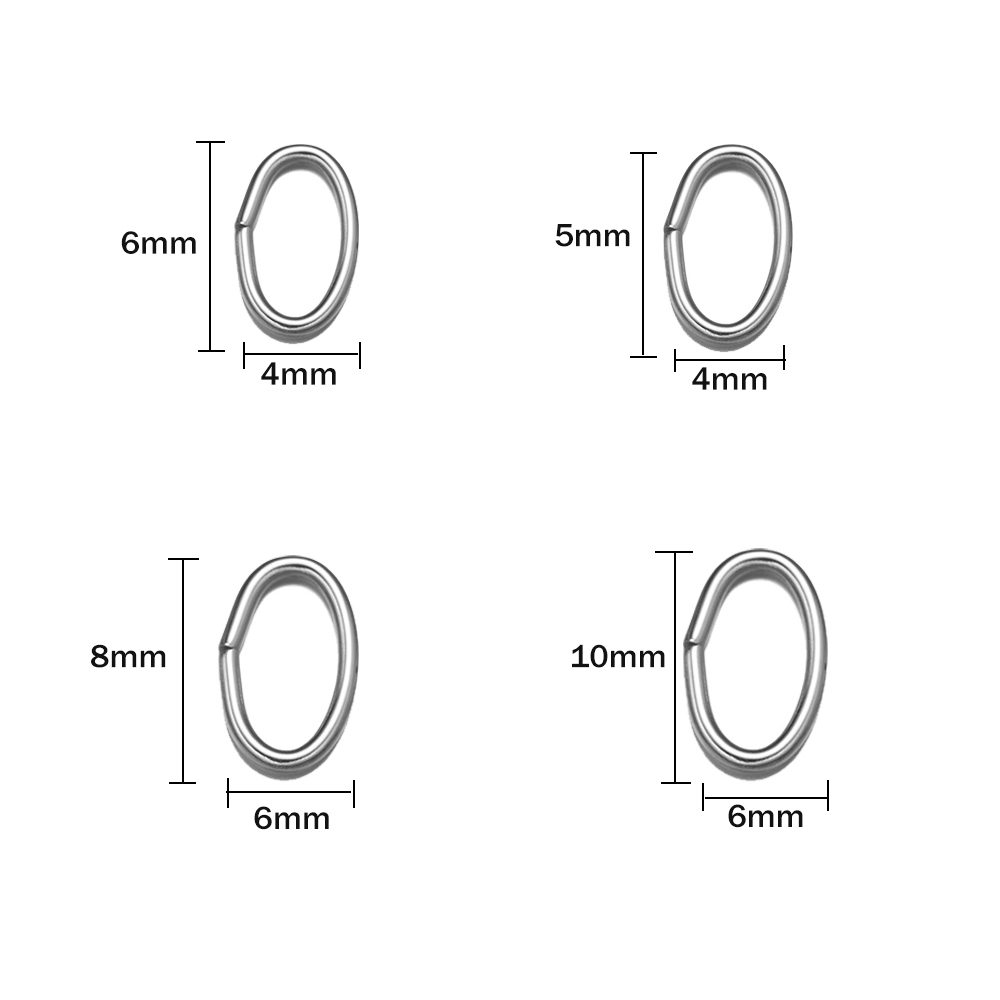 50pcs 3 Colors Stainless Steel - Hoop Earrings 评论和价格
