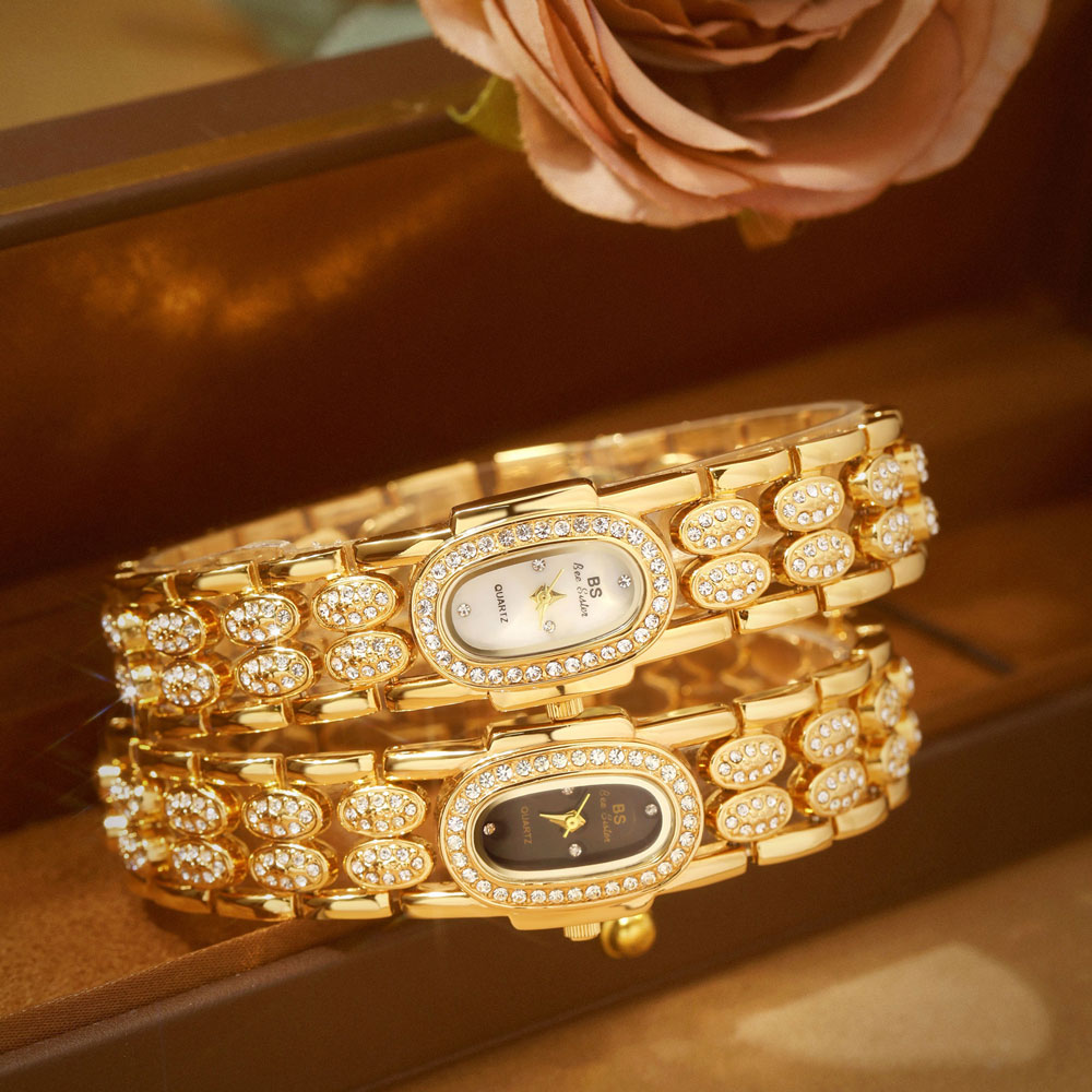 Fashion Watches Gold Bracelet  - Jewelry Diamond Watches 评论和价格