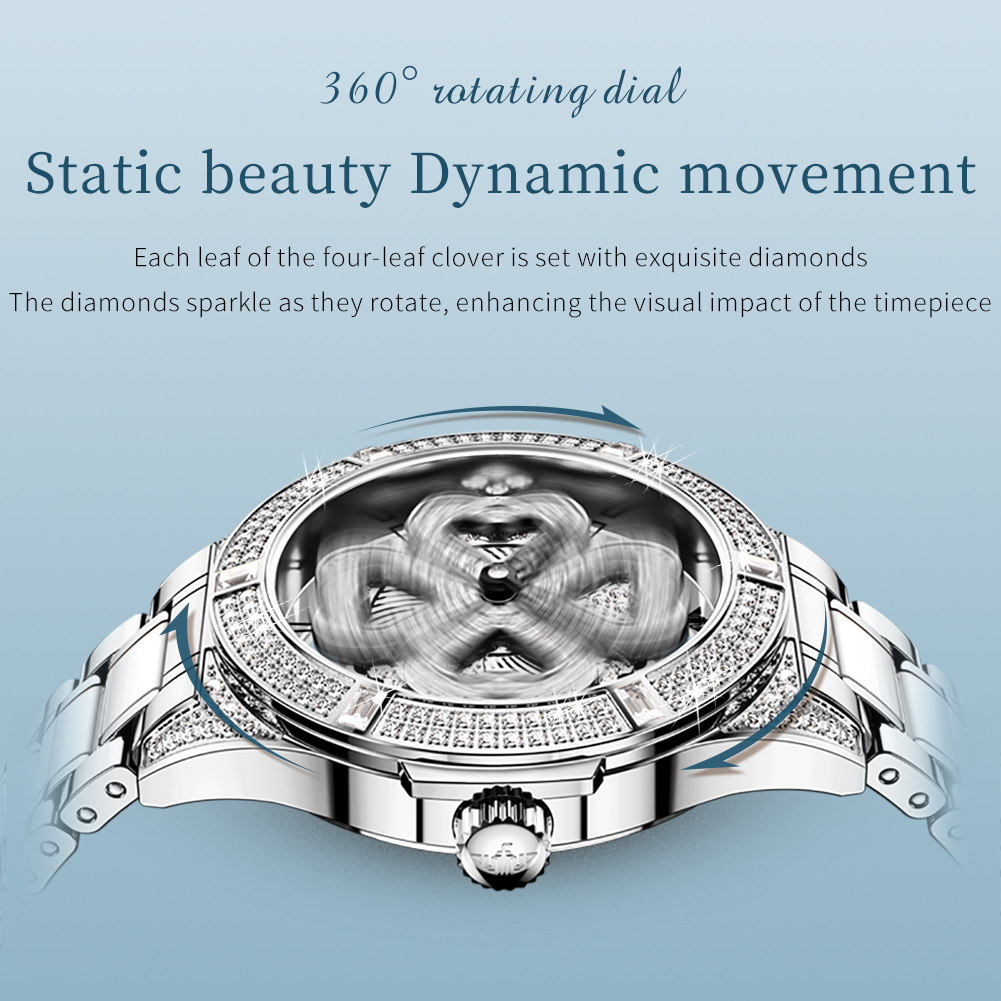 OUPINKE Woman Watch Diamond Di - Jewelry Diamond Watches 评论和价格
