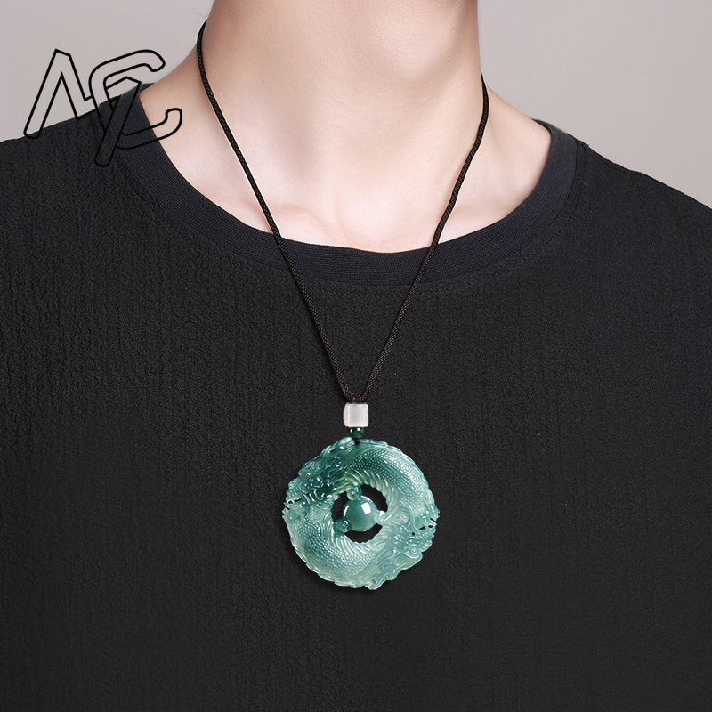 Natural Real Emerald Blue Wate - Jewelry & Watches Sp Zo O 评论和价格