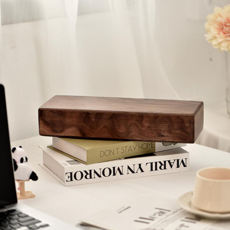 Black walnut high-end desktop  - Jewelry And Watches Box 评论和价格