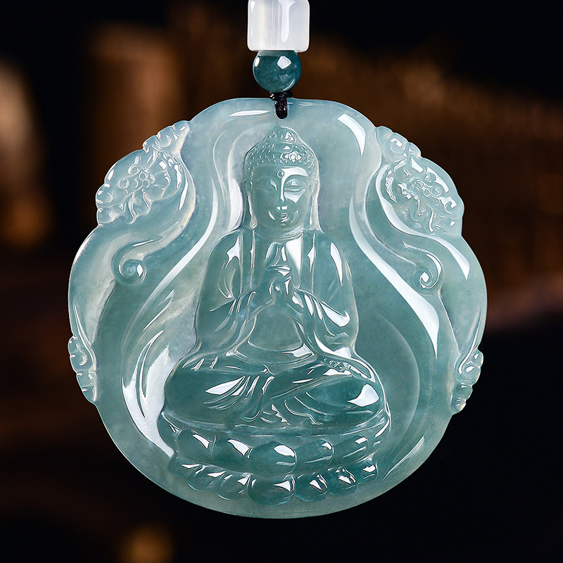 Natural Burmese Jadeite Buddha - Jewelry & Watches Sp Zo O 评论和价格