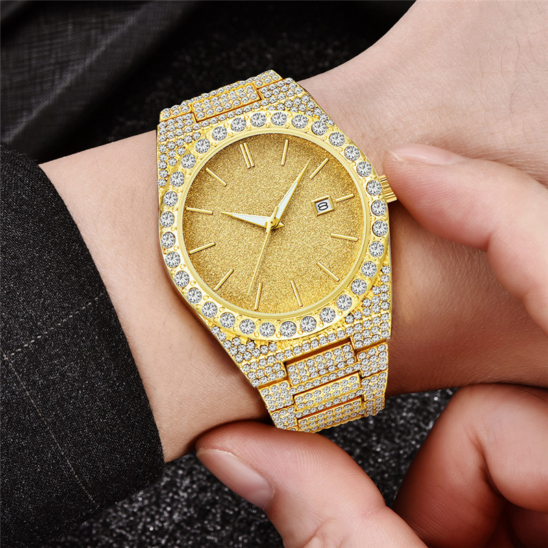 Men Big Brand Watches Hip Hop  - Jewelry Inspired Watches 评论和价格