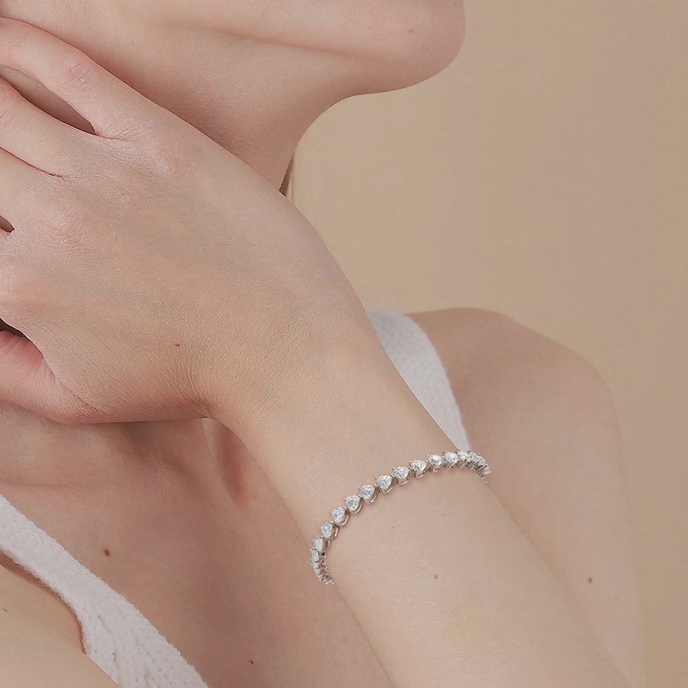 D‑Color VVS1 Heart‑Cut Moissan - Fine Jewelry Watches Women 评论和价格
