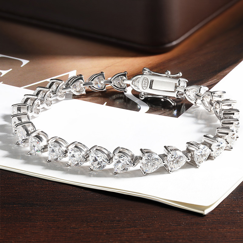 D‑Color VVS1 Heart‑Cut Moissan - Fine Jewelry Watches Women 评论和价格