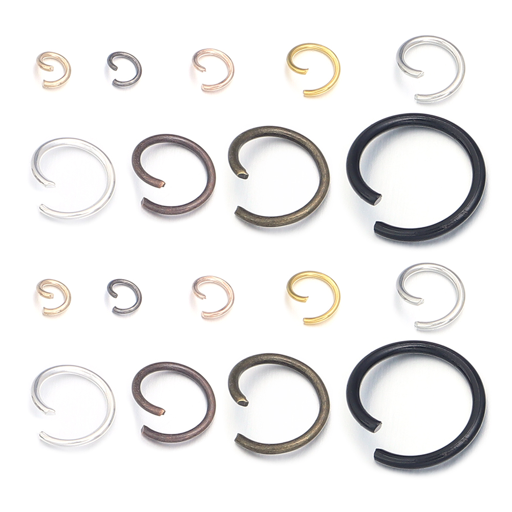 200pcs/lot Metal Open Jump Rin - Hoop Earrings 评论和价格