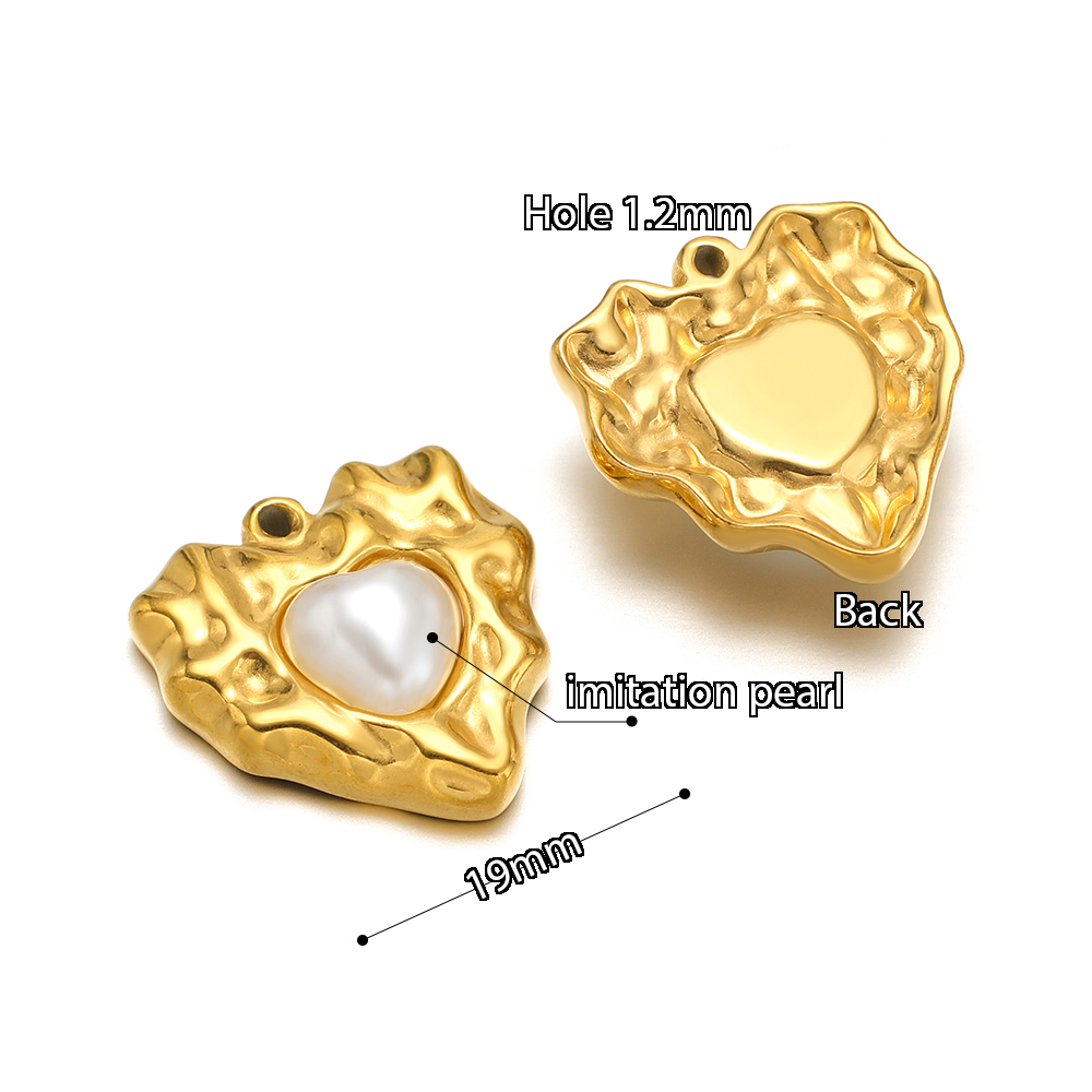 5pcs Stainless Steel Imitation - Pearl Stud Earrings 评论和价格