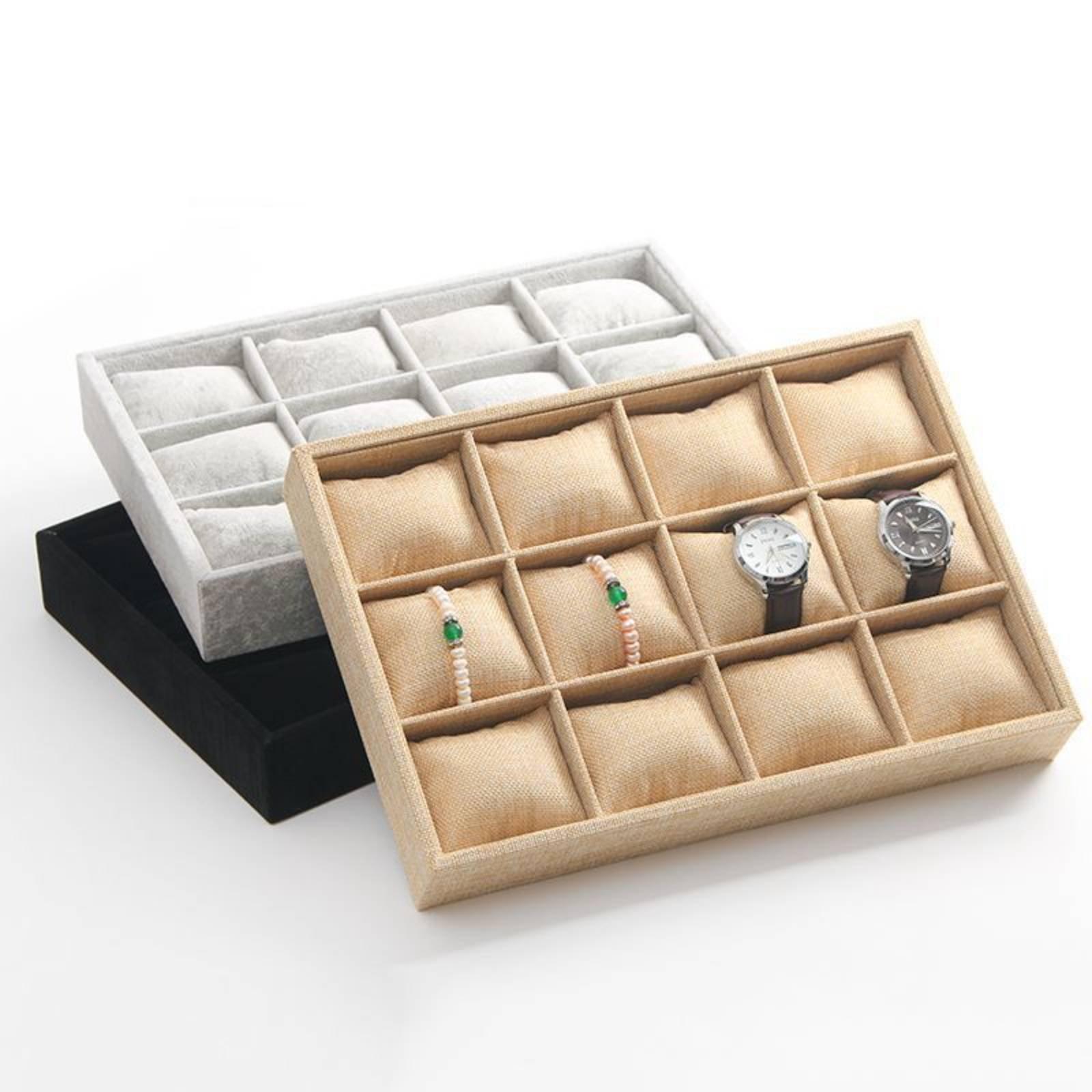 Fabric Jewelry Holder Open Top - Jewelry And Watches Store 评论和价格