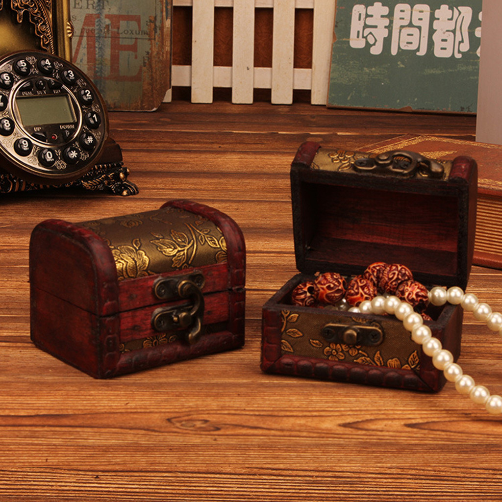 Chinese Style Vintage Wooden J - Hoop Earrings 评论和价格