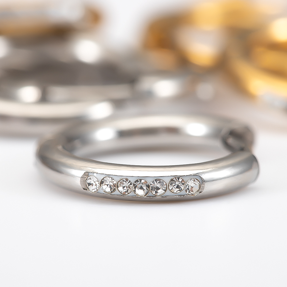 6pcs/lot Stainless Steel Hoop  - Hoop Earrings 评论和价格