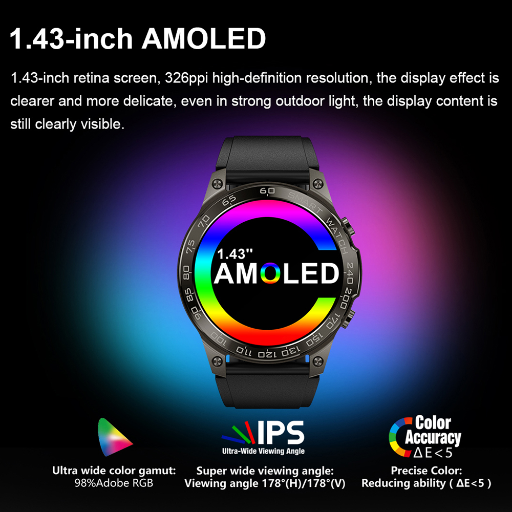 Men NFC AMOLED Smart Watch 400 - Italian Jewelry Watches 评论和价格