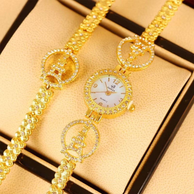 2pcs Luxury Diamond Bracelet W - Jewelry Diamond Watches 评论和价格