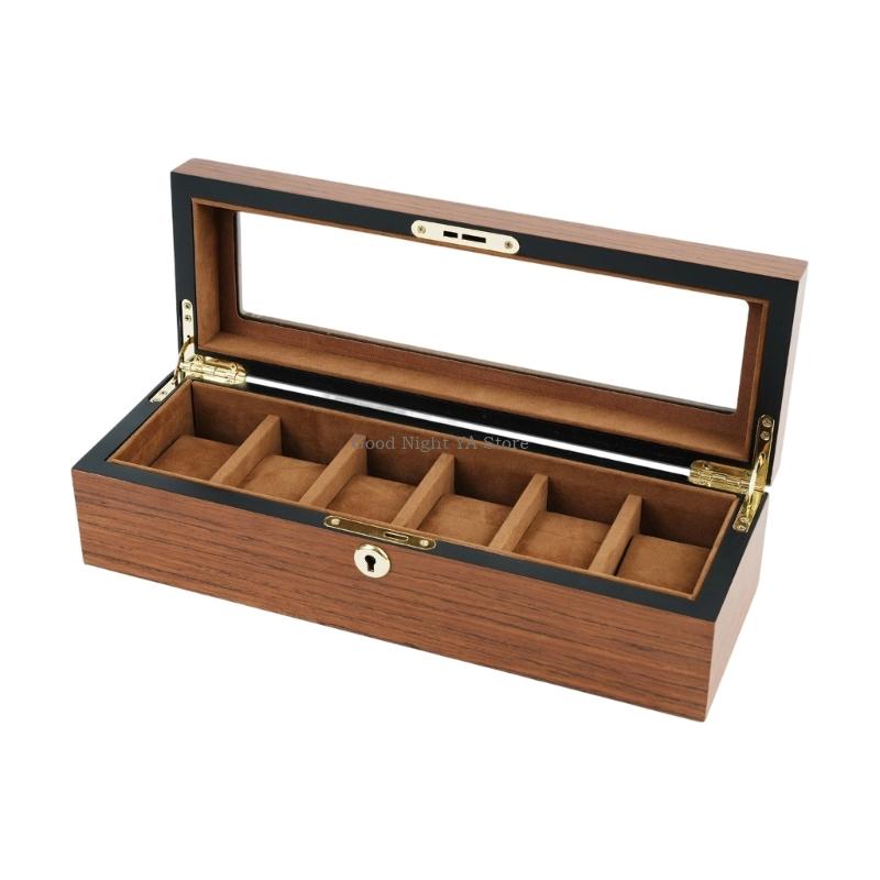  Elegant Wooden Watch Box With - Jewelry Box That Holds Watches 评论和价格