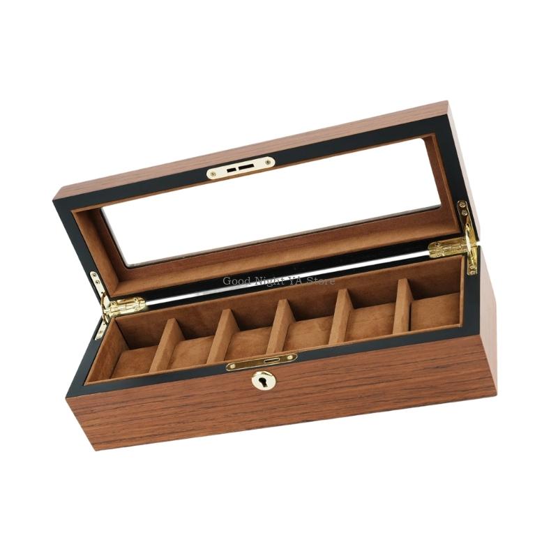 Elegant Wooden Watch Box With - Jewelry Box That Holds Watches 评论和价格
