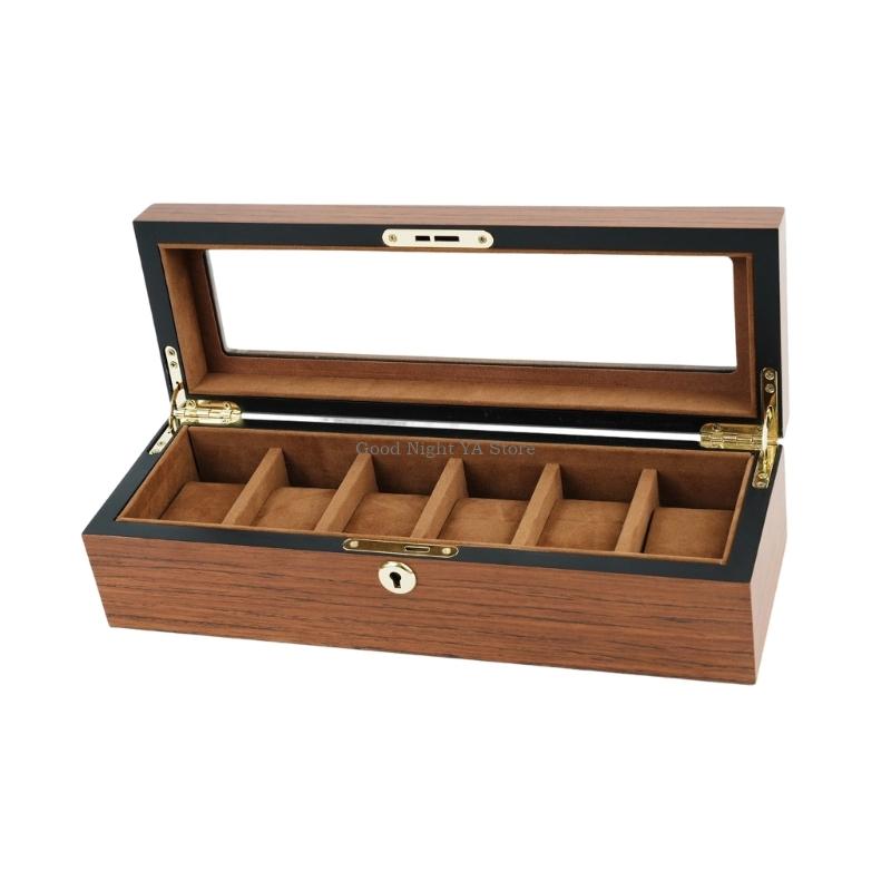  Elegant Wooden Watch Box With - Jewelry Box That Holds Watches 评论和价格