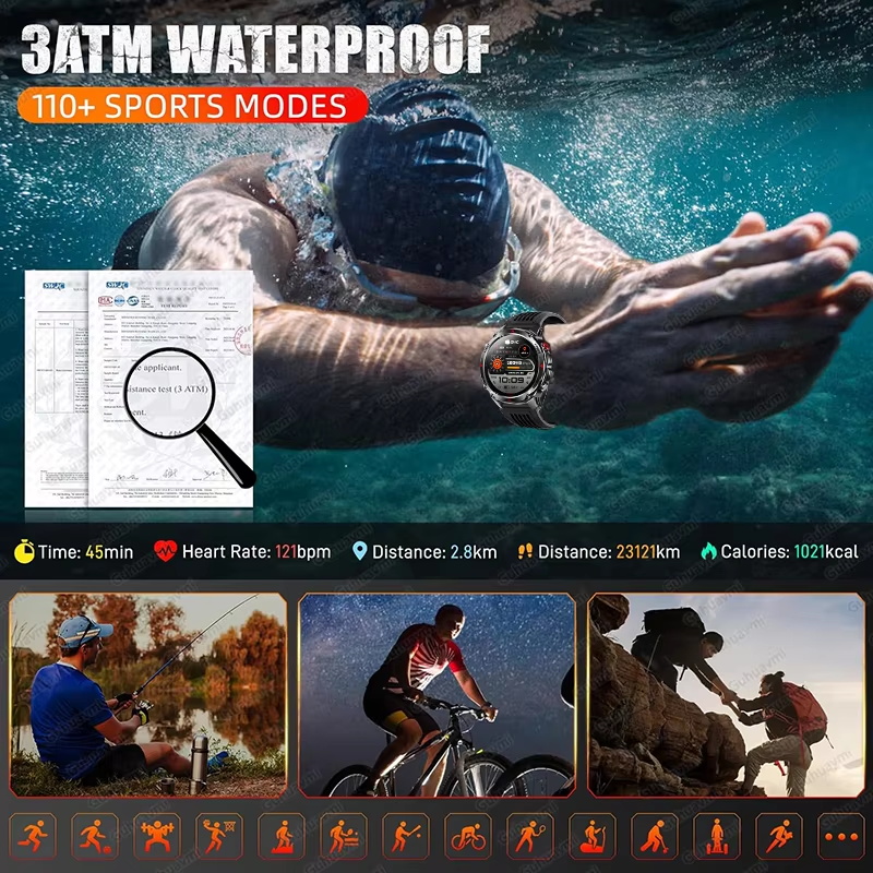 Military 540mAh GPS Smart Watc - Italian Jewelry Watches 评论和价格