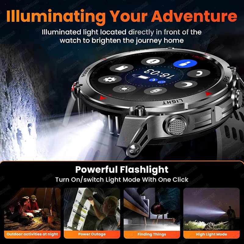 Military 540mAh GPS Smart Watc - Italian Jewelry Watches 评论和价格