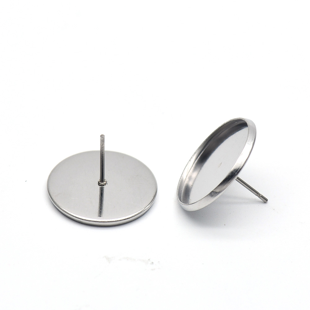 10pcs 316 Stainless Steel Blan - Hoop Earrings 评论和价格