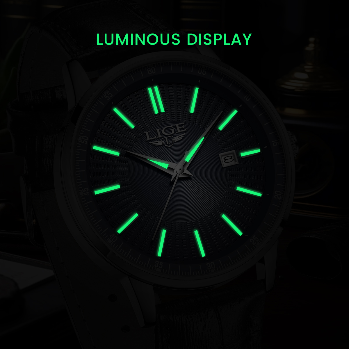 LIGE Top Brand Luxury Men's Wa - Jewelry Inspired Watches 评论和价格