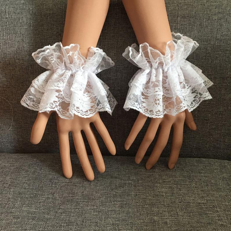 Lolita Short Hand Sleeve Glove - Cuff Bangle Bracelet 评论和价格