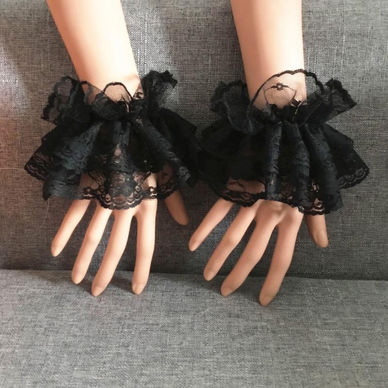 Lolita Short Hand Sleeve Glove - Cuff Bangle Bracelet 评论和价格