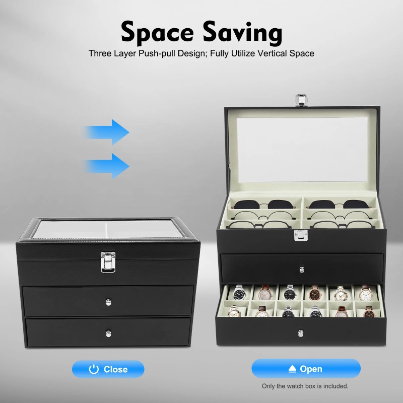 for Hold Glasses Watches Jewel - Jewelry Box That Holds Watches 评论和价格
